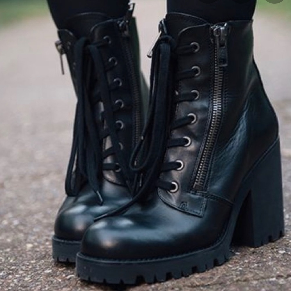ASH high heel combat boot  39